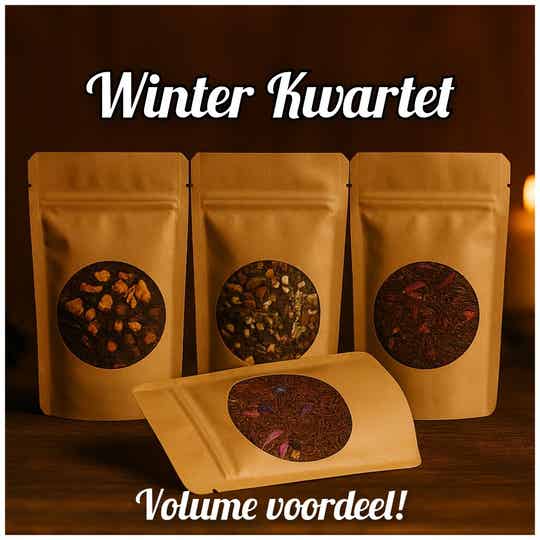 Winter Kwartet – 4×100 g losse thee!